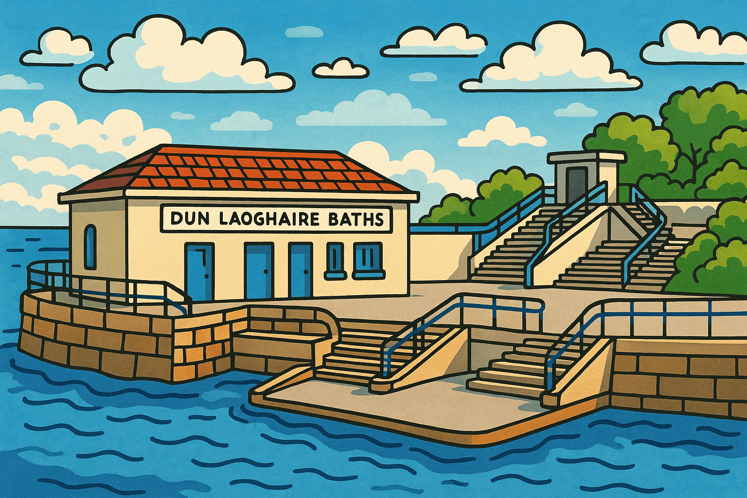 Houses illustration