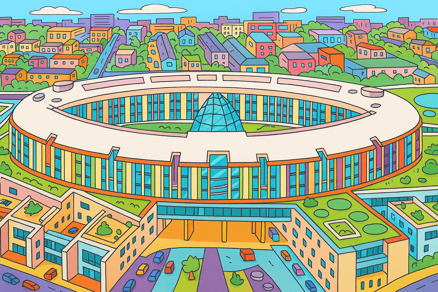 Hospital illustration